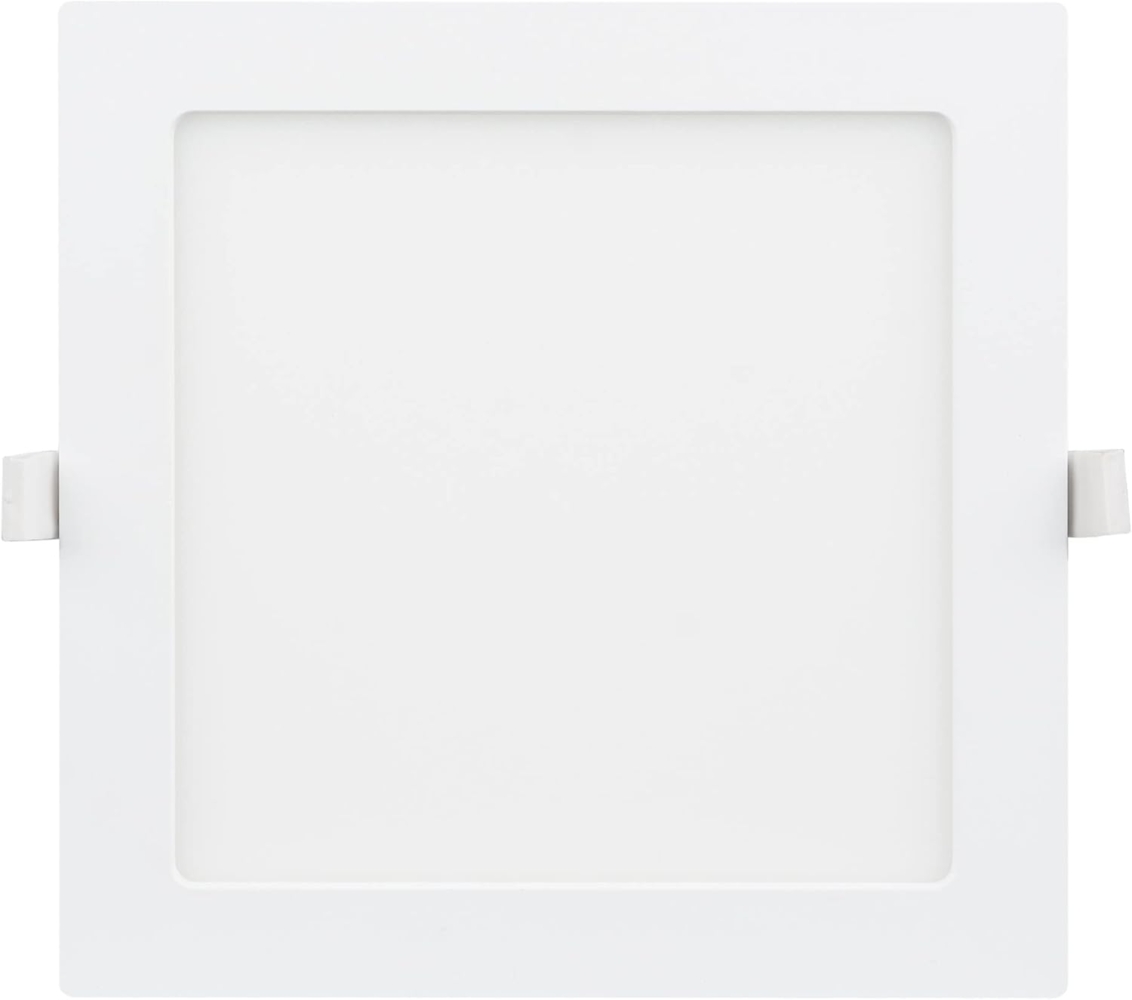 Heitronic 501382 LED Einbauleuchte Le Mans eckig weiss 220x220x32 mm 1650lm Bild 1