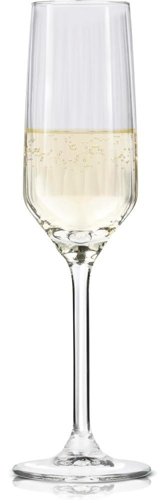 alpina Sektgläser 22cl - Champagner Gläser Set 4 Stück - Auch geeignet als Cava- und Prosecco Gläser - Trinkgläser Set - Spülmaschinenfestes Glas Bild 1