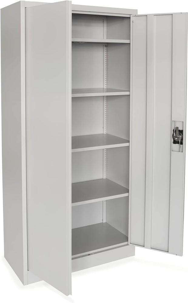 Metallschrank, Mehrzweckschrank, Aktenschrank mit 5 Ebenen, Höhe 168cm Bild 1