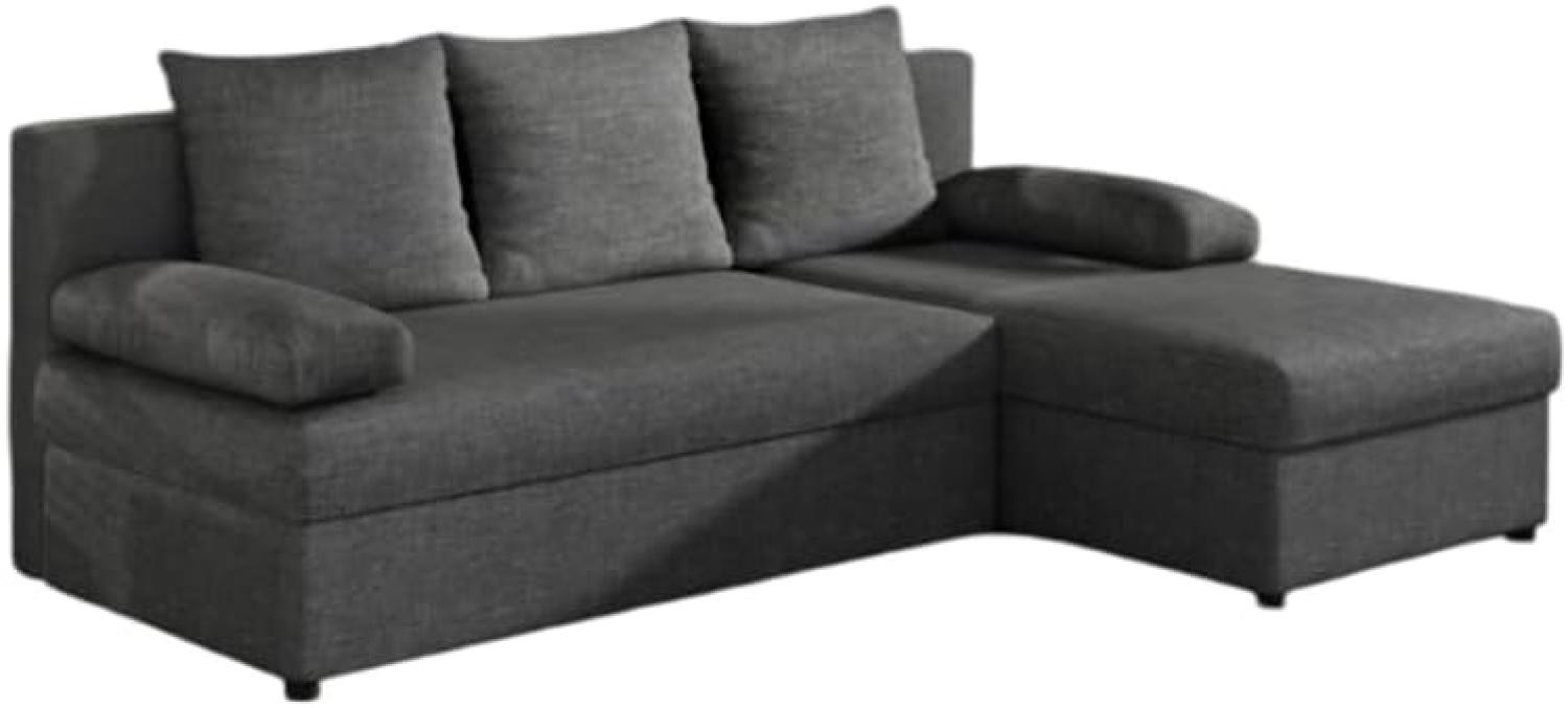 Designer Sofa Cali mit Stauraum und Schlaffunktion Anthrazit Rechts Bild 1