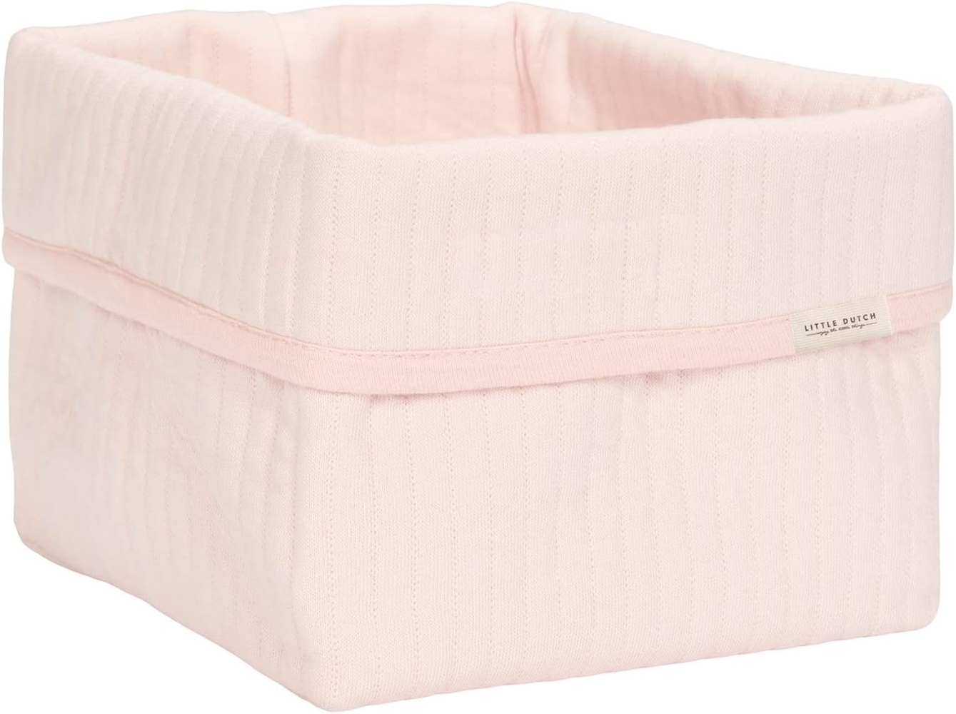 Little Dutch TE30452005 Wickeltischkörbchen klein - Pure soft pink (15 x 15 x 15 cm) Bild 1
