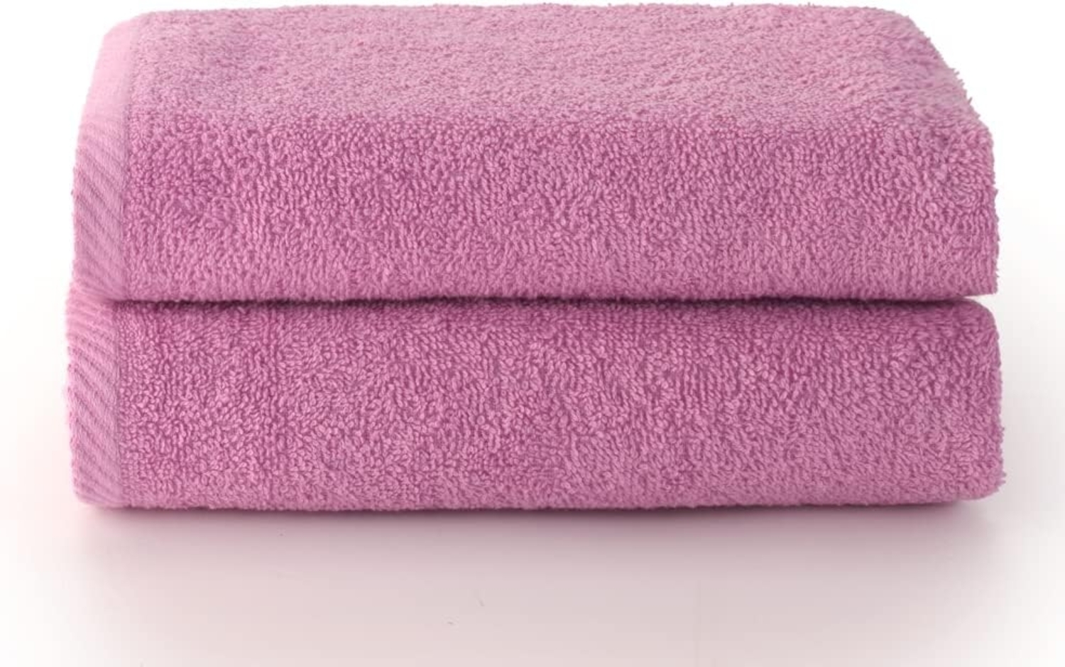Top Towel - Plus - Große Badetücher - Badezimmerhandtücher - 2 Hand- oder Waschbeckenhandtücher - 50x100 cm - 100 % Baumwolle - Malve Bild 1