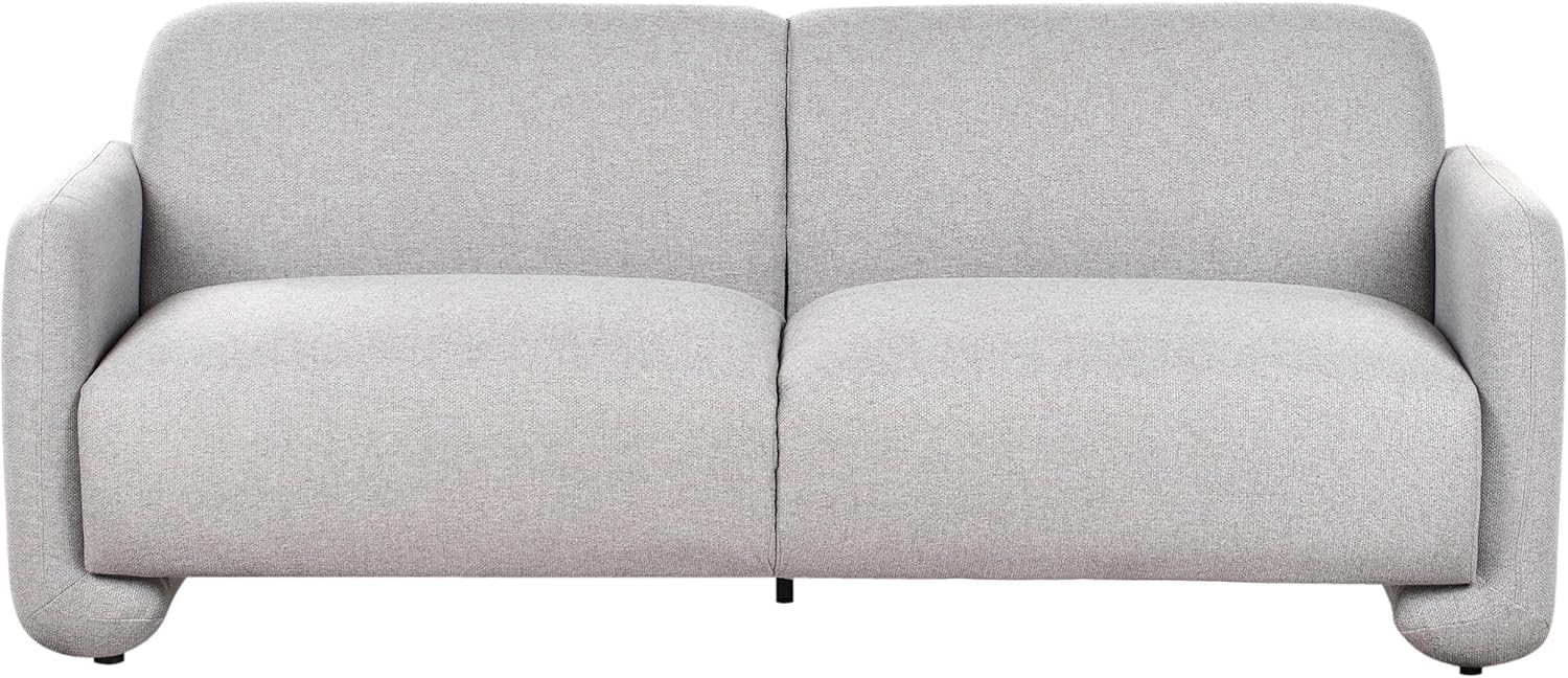 Sofa 3-Sitzer SALAND Stoff Grau Bild 1