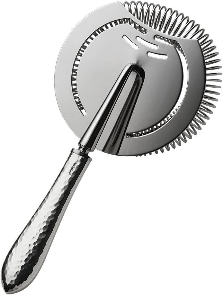 Robbe Berking Martelé Cocktailstrainer 150g Massiv-Versilberung Bild 1