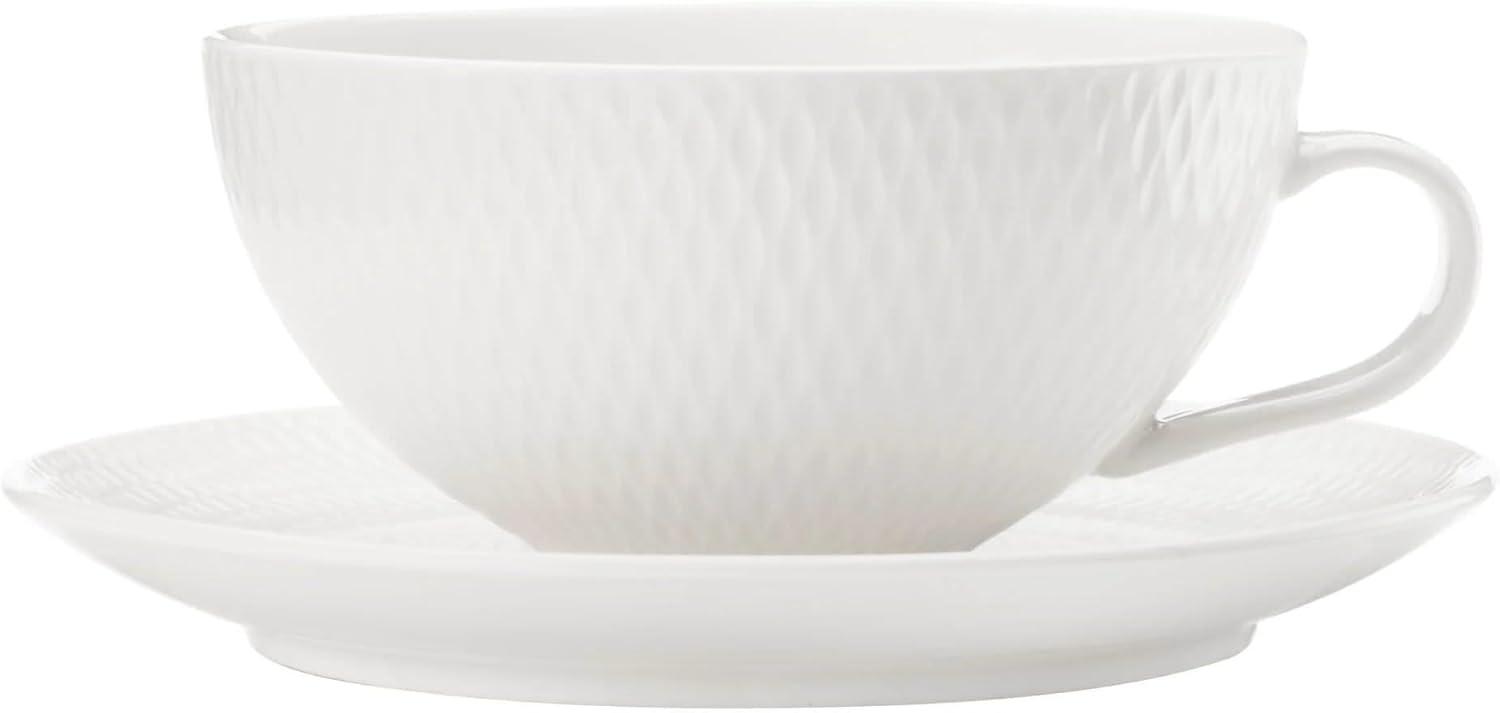 Maxwell & Williams Diamonds round Teetasse, Porzellan, DV0067 Bild 1