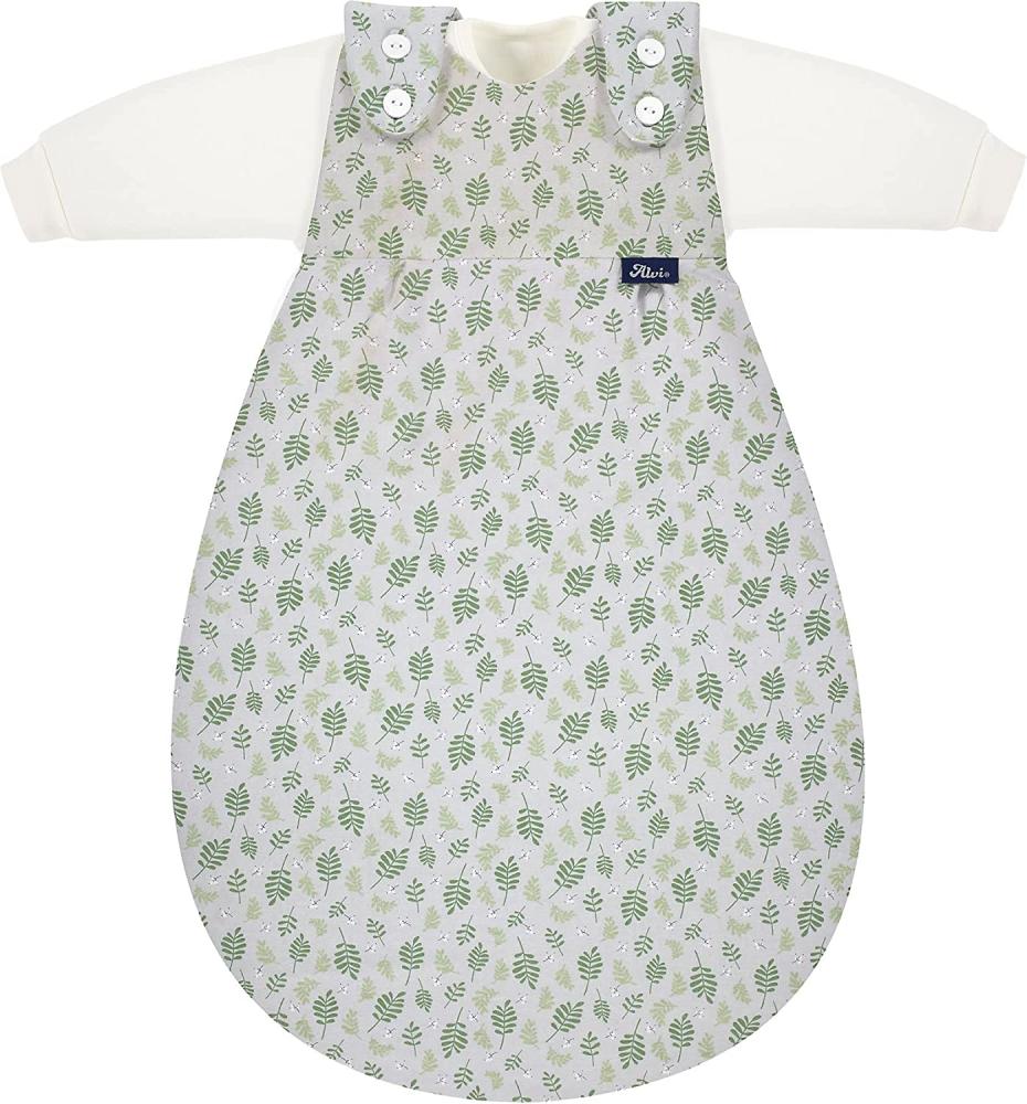 Alvi Baby-Mäxchen Schlafsack 3tlg. Organic Cotton Drifting Leaves 80/86 Bild 1