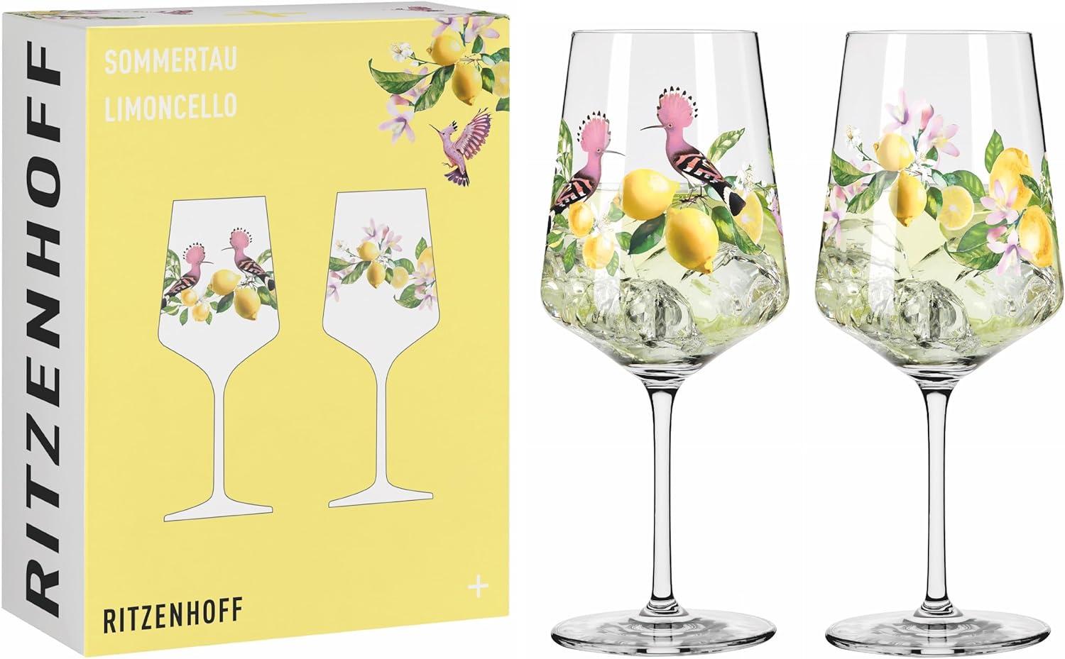 Ritzenhoff 6041005 Aperitifglas-Set F24 SOMMERTAU Limoncello Ramona Richter 2024 Bild 1