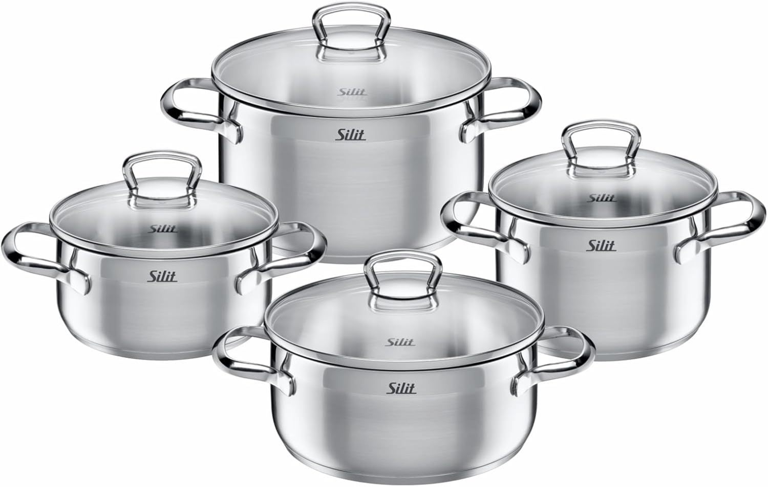 WMF Silit Toskana Topf-Set Edelstahl Bild 1