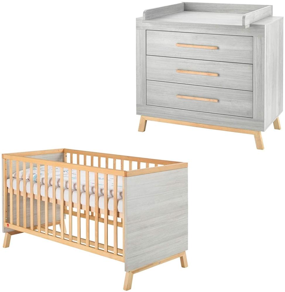 Schardt 'Miami Grey' 2-tlg. Babyzimmer-Set, grau Bild 1