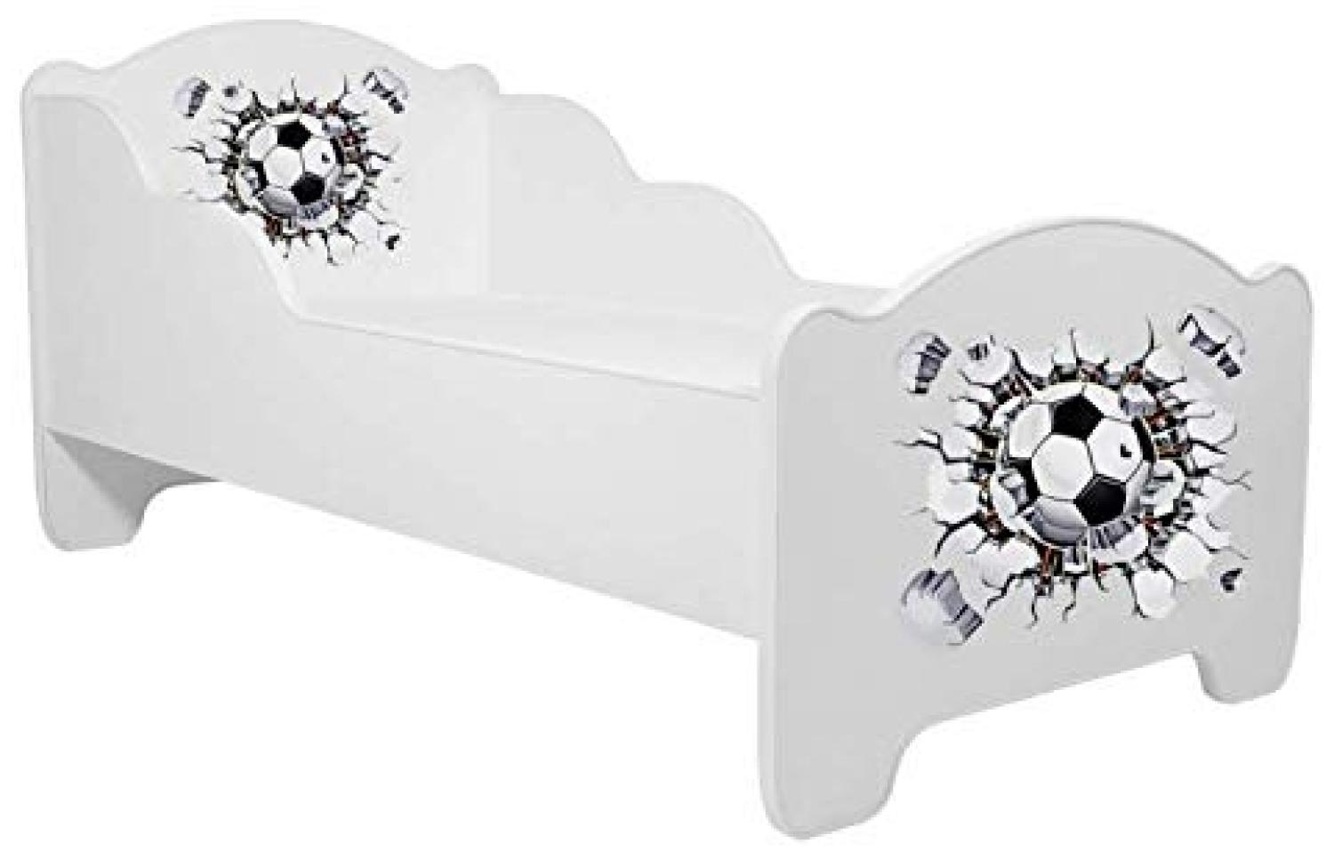 Angelbeds 'Micha Micha' Kinderbett 80x160 cm, Motiv Ball, mit Lattenrost und Matratze Bild 1