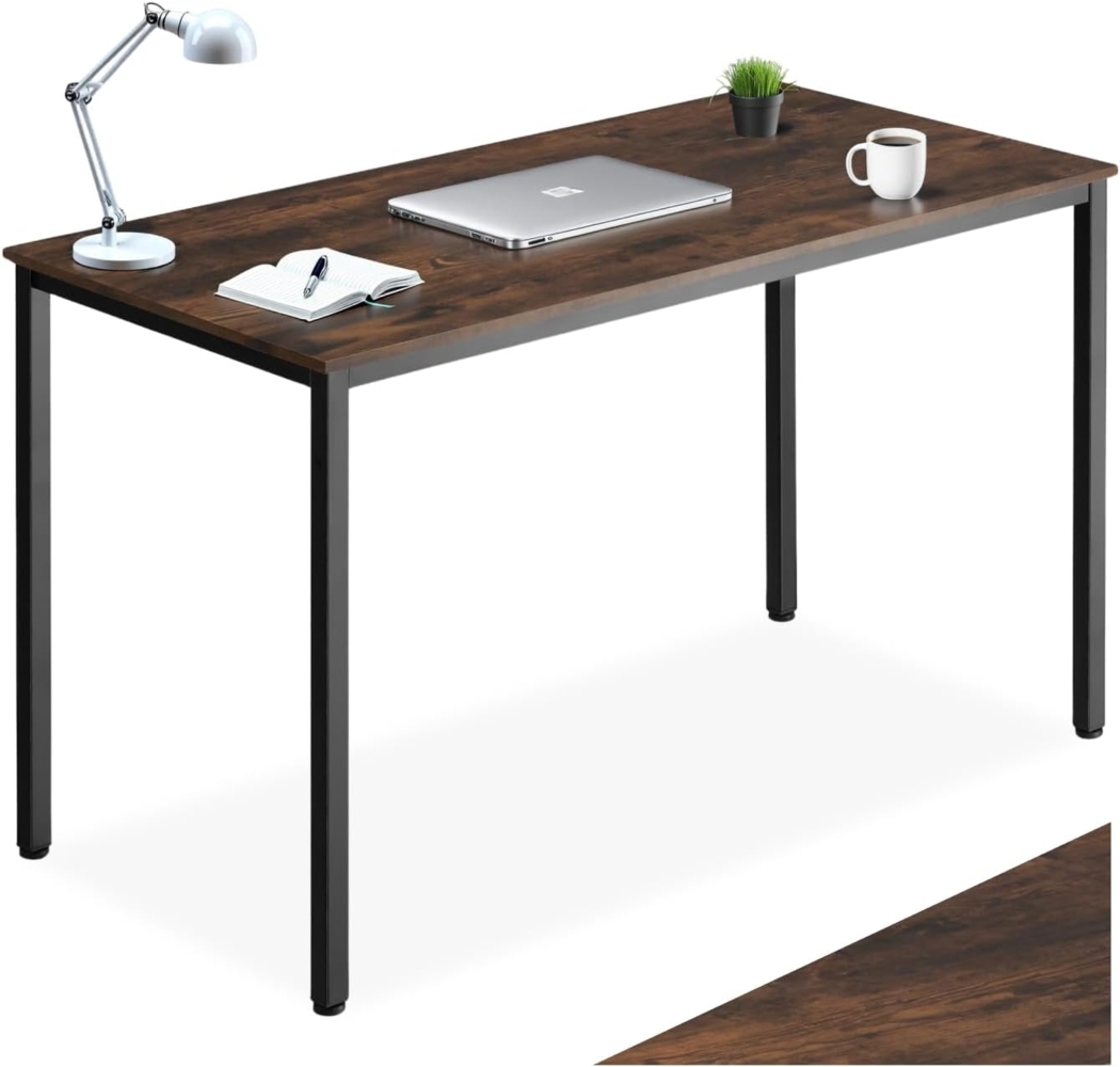 Schreibtisch Vanport 120 x 60 x 75,5 cm - Industrial dunkelbraun Bild 1