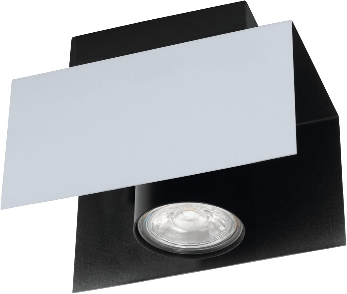 Eglo 97394 LED Deckenleuchte VISERBA weiß-aluminium, schwarz L:12cm B:8,5cm H:11,5cm Bild 1