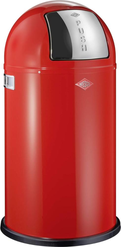 Wesco 175 831 Pushboy Abfallsammler 50 Liter rot Bild 1