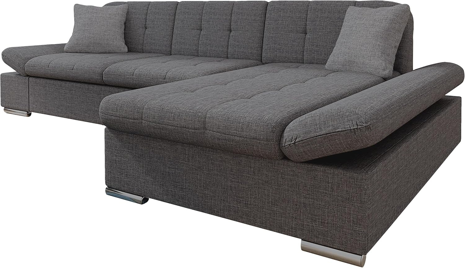 Ecksofa Malwi, Seite: Rechts, Farbe: Lux 06 + Lux 06 + Lux 05 Bild 1