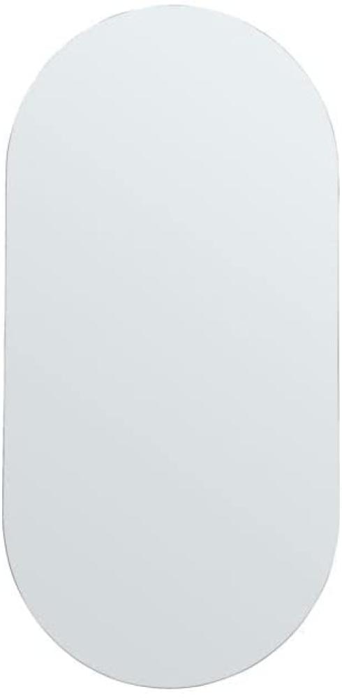 Ovaler Wandspiegel Walls transparent aus Glas Bild 1