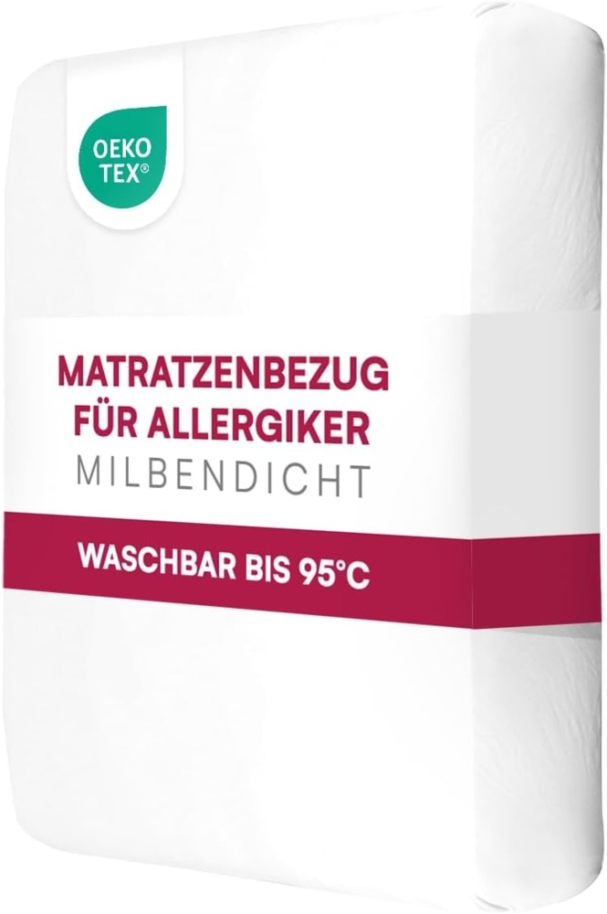 Matratzenschutzbezug Wasser- und Milbendicht Clinotest, allergikerfreundlicher Matratzenbezug mit 2-seitigem Reißverschluss Bild 1