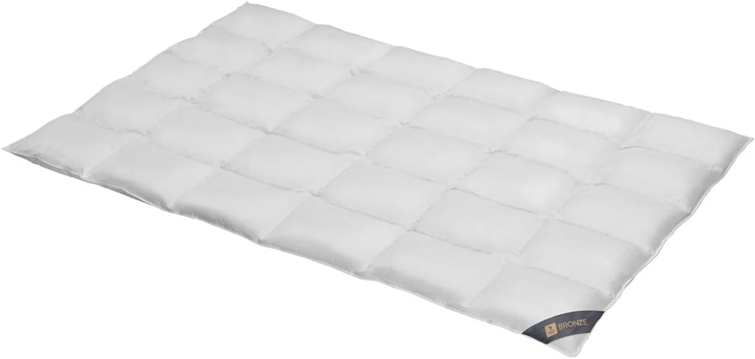 SPESSARTTRAUM Daunenbettdecke Bronze, Füllung: 90% Daunen, 10% Federn, Bezug: 100% Baumwolle, hergestellt in Deutschland, allergikerfreundlich Bild 1