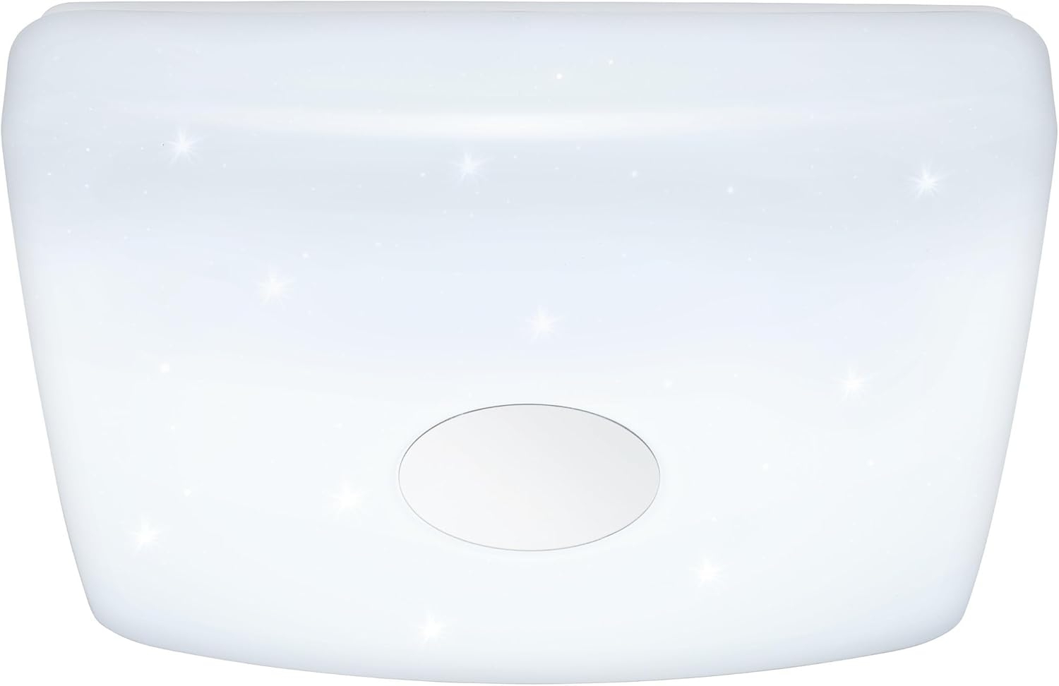 Eglo 95975 Wandleuchte Deckenleuchte Voltago 2 mit Fernbedienung in weiß und m. Kristalleffekt weiß 20W L:35,5cm Bild 1