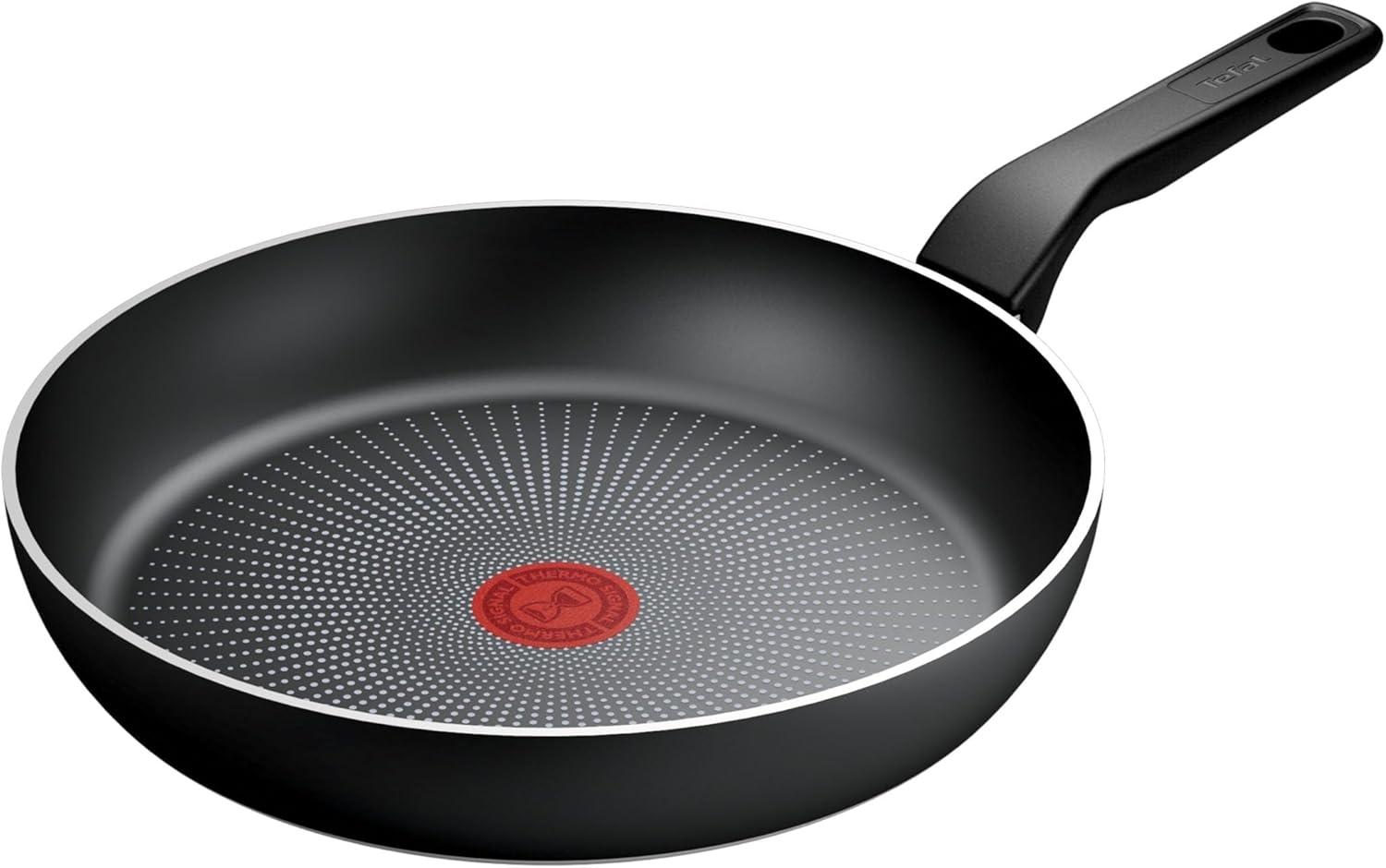 Tefal Recycled On Bratpfanne 28 cm, 100% recyceltes Aluminium, Antihaftbeschichtung, Induktion, Spülmaschinenfest, Schwarz, C2970632 Bild 1