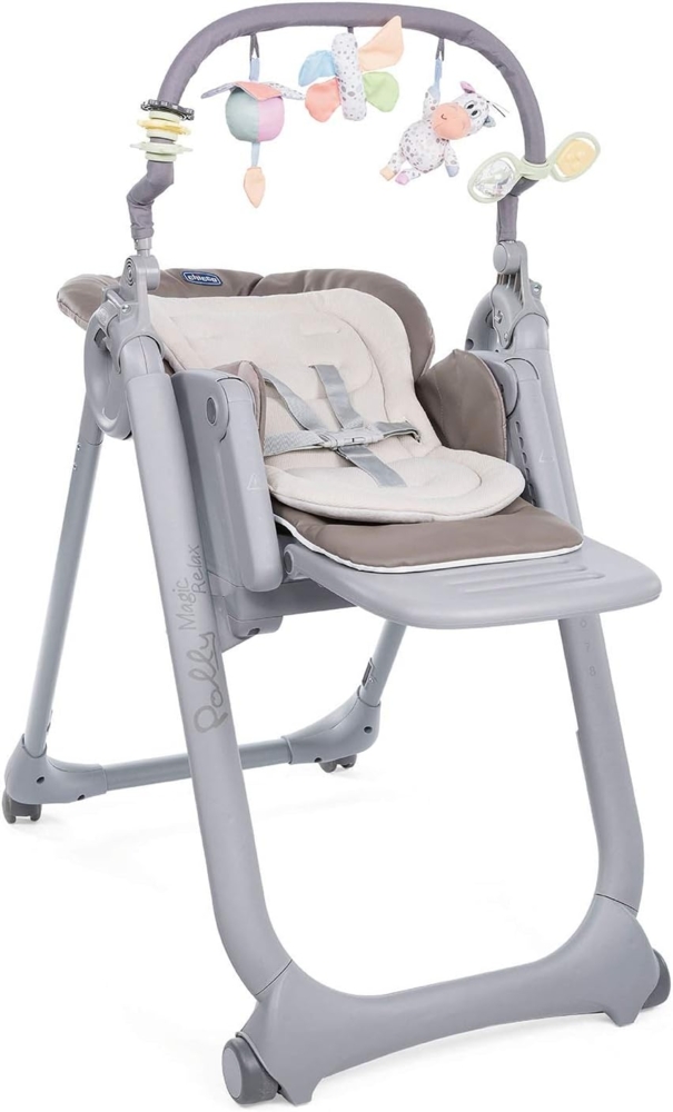 Chicco 'Polly Magic Relax' Hochstuhl grau/beige Bild 1