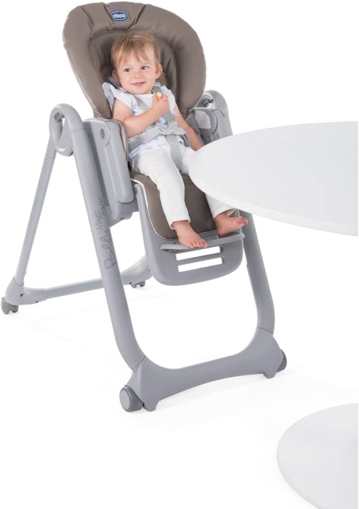 Chicco 'Polly Magic Relax' Hochstuhl grau/beige Bild 1