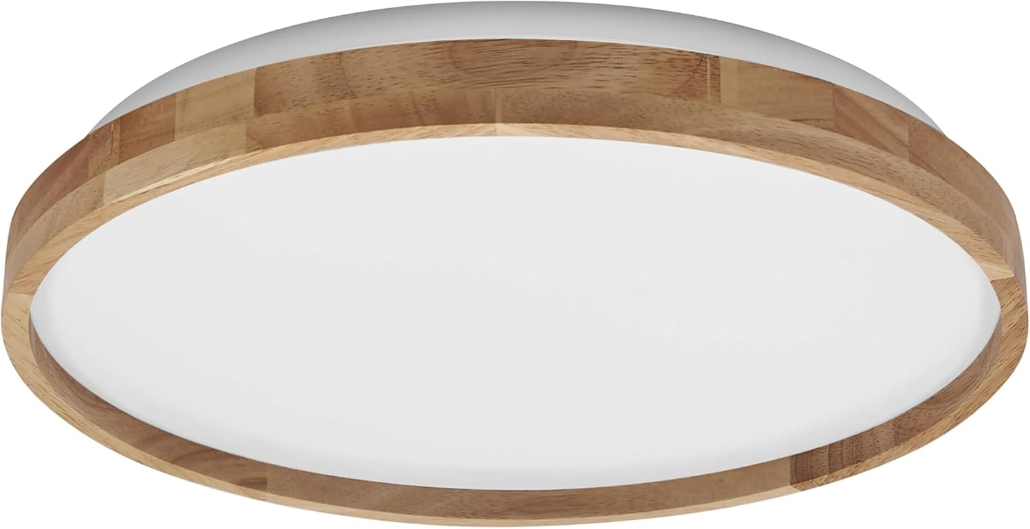 OSRAM LED-Deckenleuchte mit Holzring, 24 W, 3.000 K, Dimmbar, EEK: F, warmweiß, IP20 Bild 1
