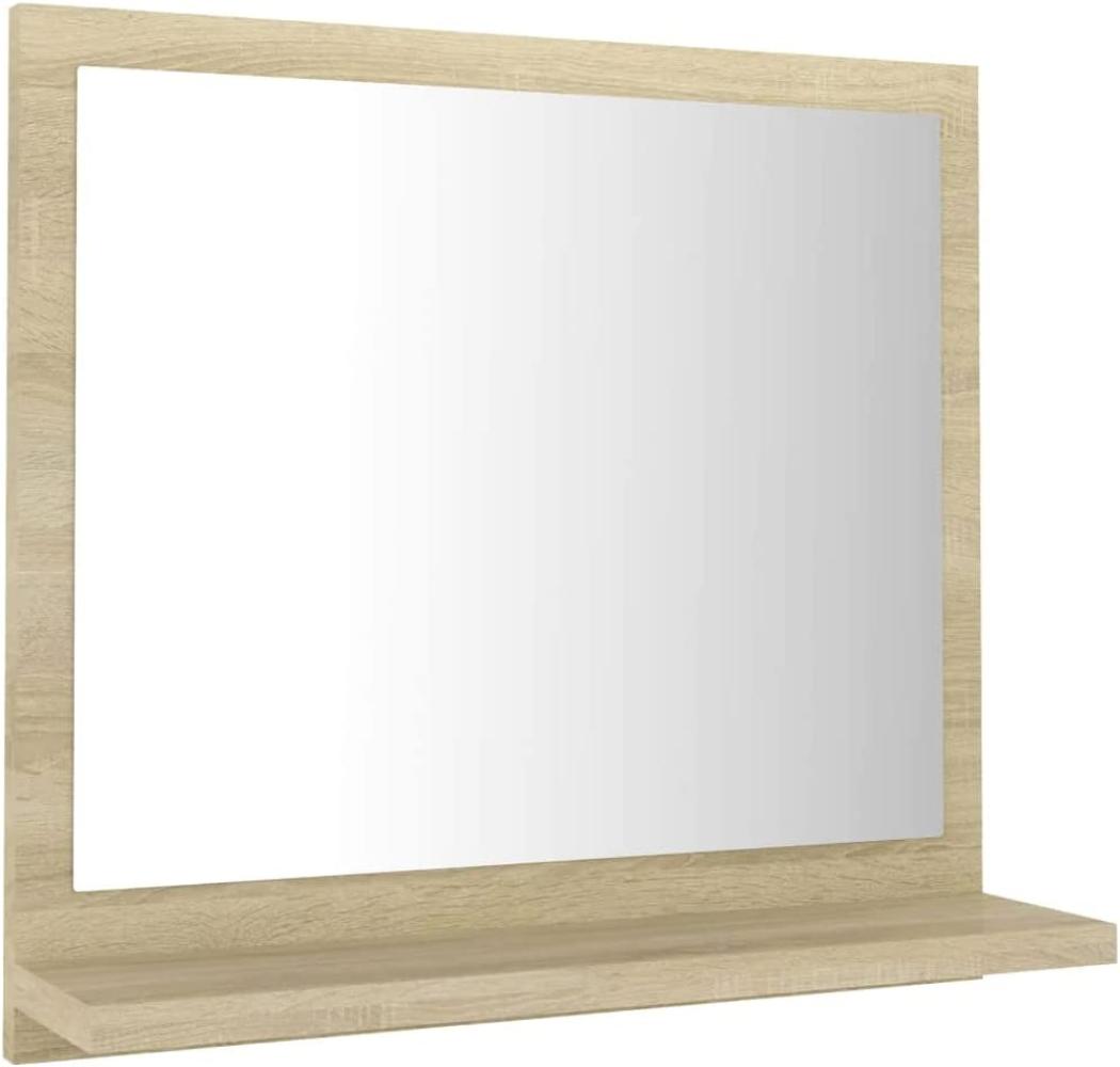 vidaXL Badspiegel Sonoma-Eiche 40x10,5x37 cm Holzwerkstoff Bild 1