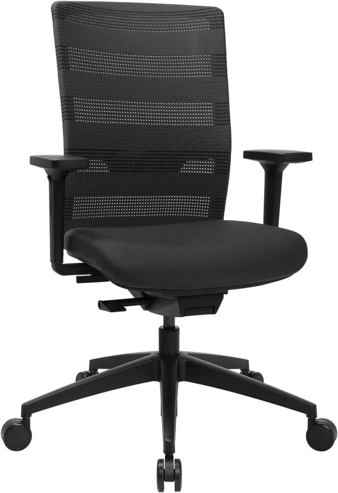 Topstar Bürodrehstuhl Sitness Airwork schwarz-Teppichbodenrollen Bild 1