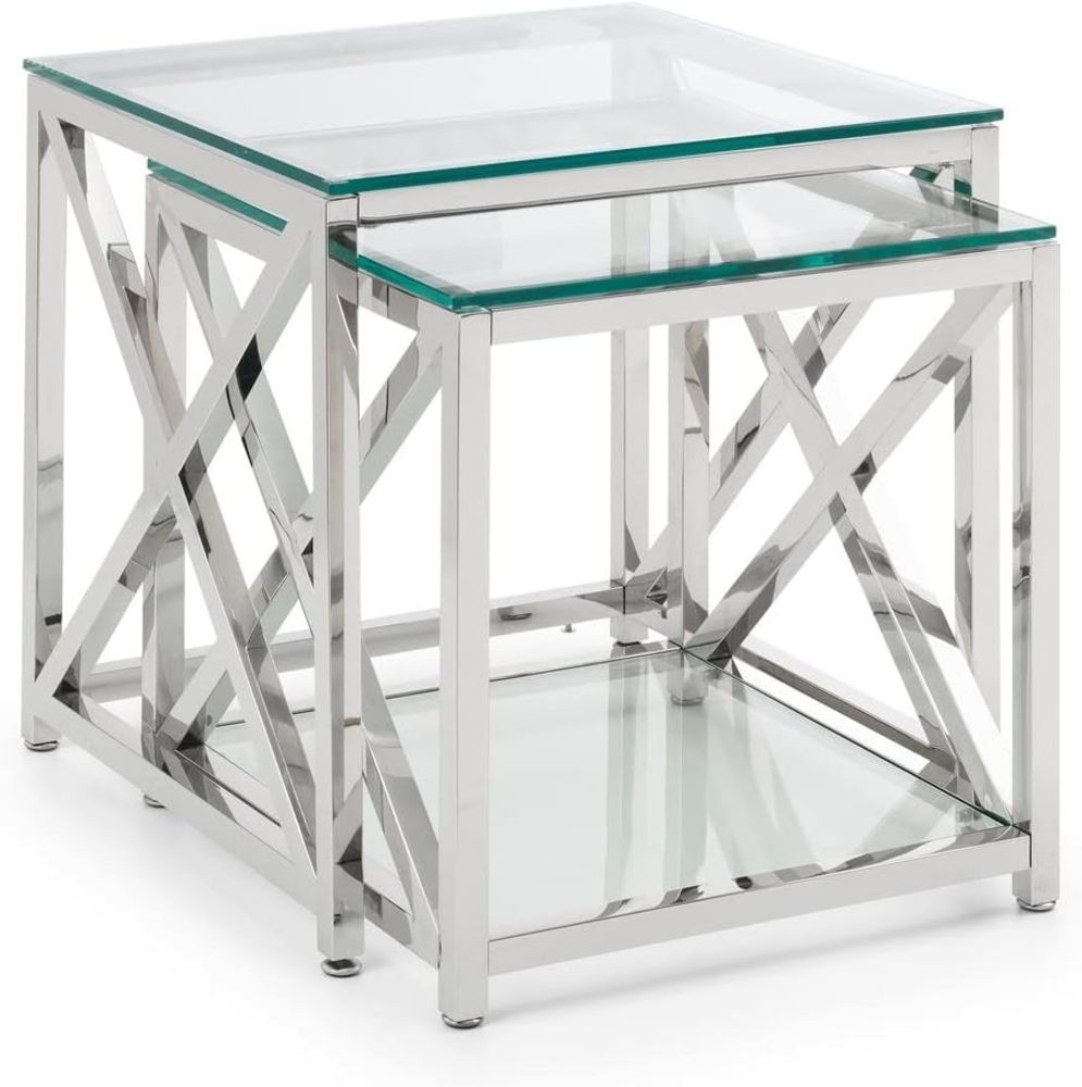 Julian Bowen Miami Satztische - Silber Bild 1