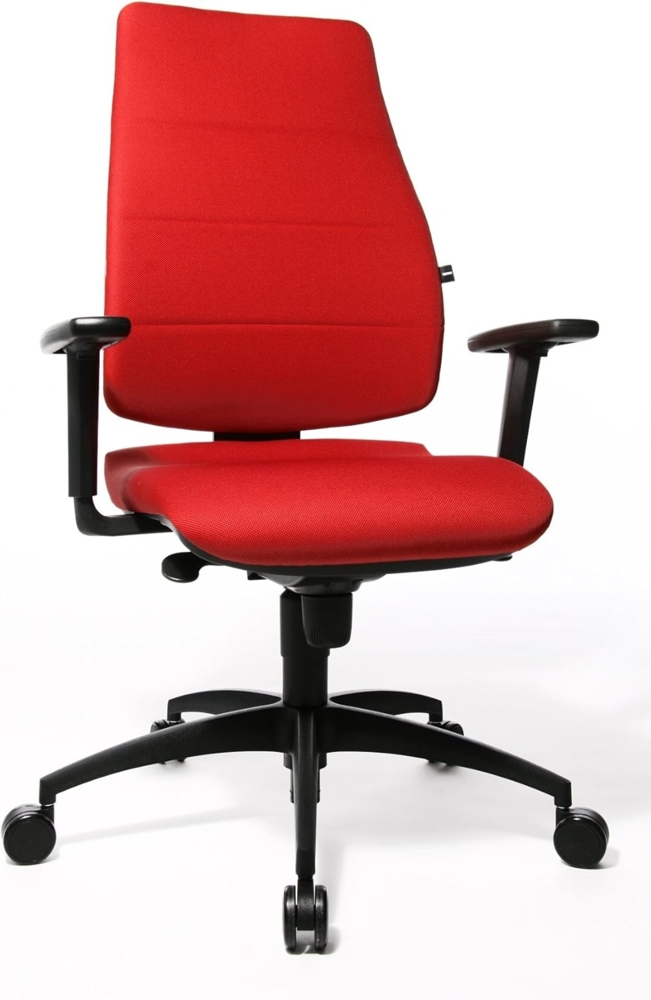 Topstar Bürodrehstuhl, Textil, Rot Bild 1
