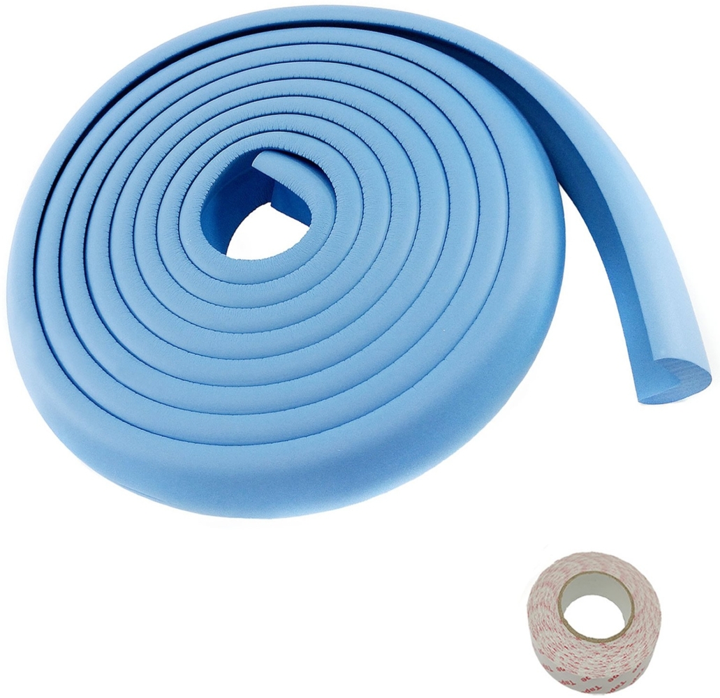 TUKA 5 Meter L-form Kantenschutz Verdicken Schwamm Stoßschutz, Blau, TKD7000 Blue Bild 1