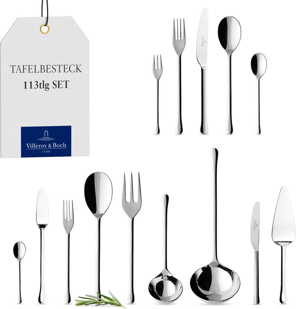 Villeroy & Boch Udine Tafelbesteck 113-teilig Lunch - DS Bild 1