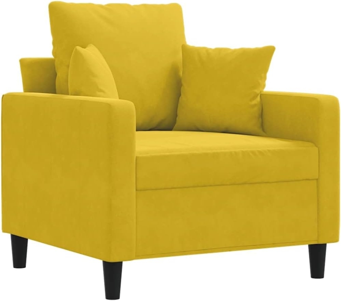 vidaXL Sessel Gelb 60 cm Samt 359289 Bild 1