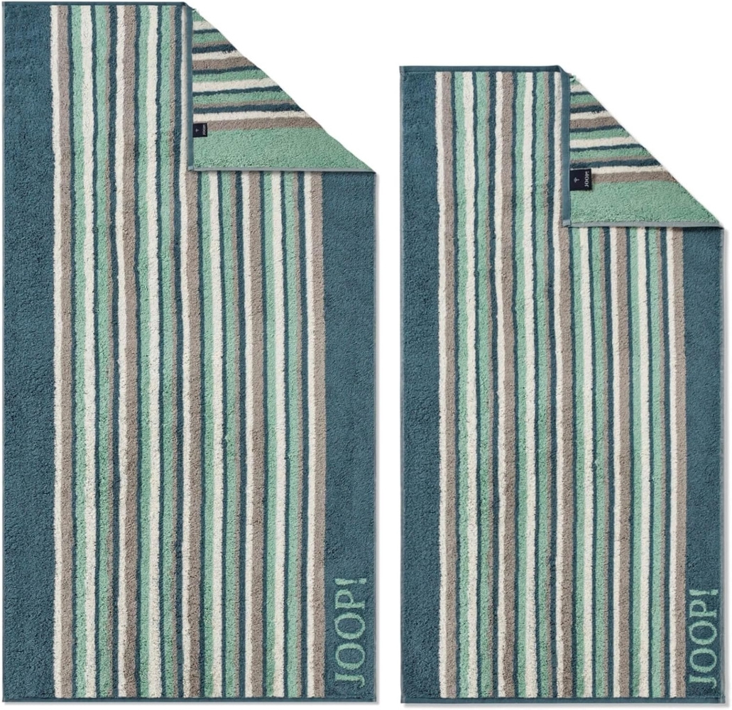 JOOP! Handtücher Move Stripes Aqua 1692 44 80x150 cm Bild 1