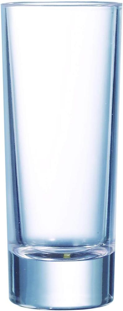 Arcoroc ARC 12365 Islande Schnapsglas, Shotglas, Stamper, 65 ml, Glas, transparent, 12 Stück Bild 1