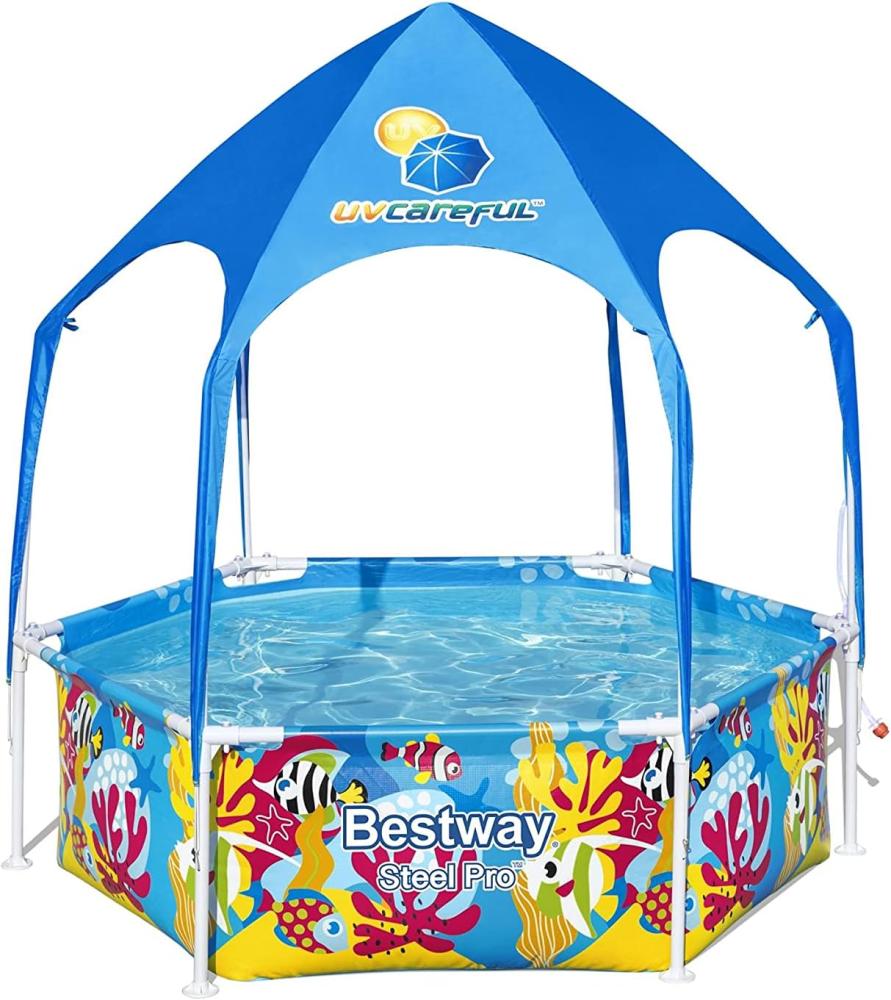 Bestway Steel Pro UV Careful Kinderpool 183x51 cm 93344 Bild 1