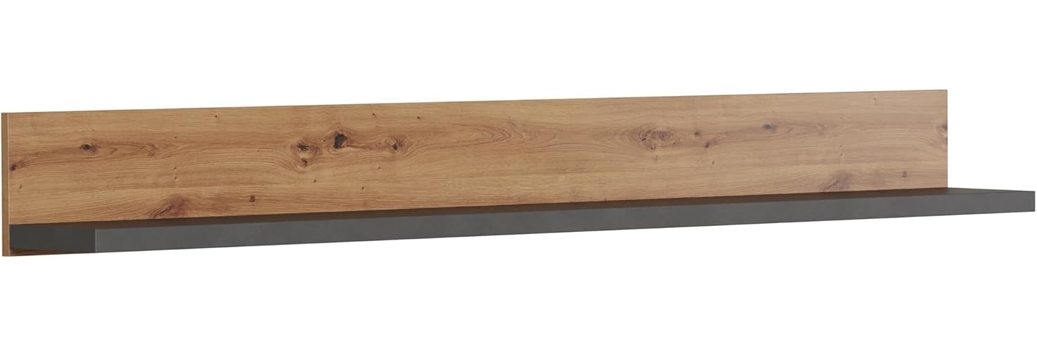 Wandboard Follow in Eiche Artisan und grau 180 cm Bild 1