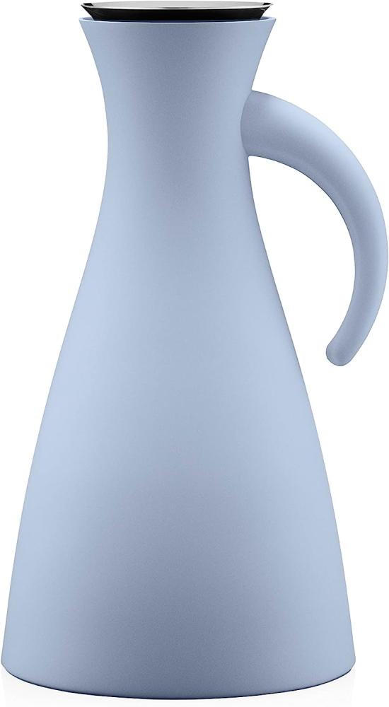 Eva Solo Isolierkanne Blue Sky, Kaffeekanne, Thermokanne, Teekanne, Edelstahl / Glas / Kunststoff, 1 L, 502862 Bild 1