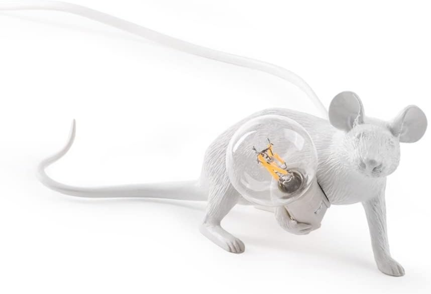 Seletti Mouse Lop LED Tischlampe liegend USB Bild 1