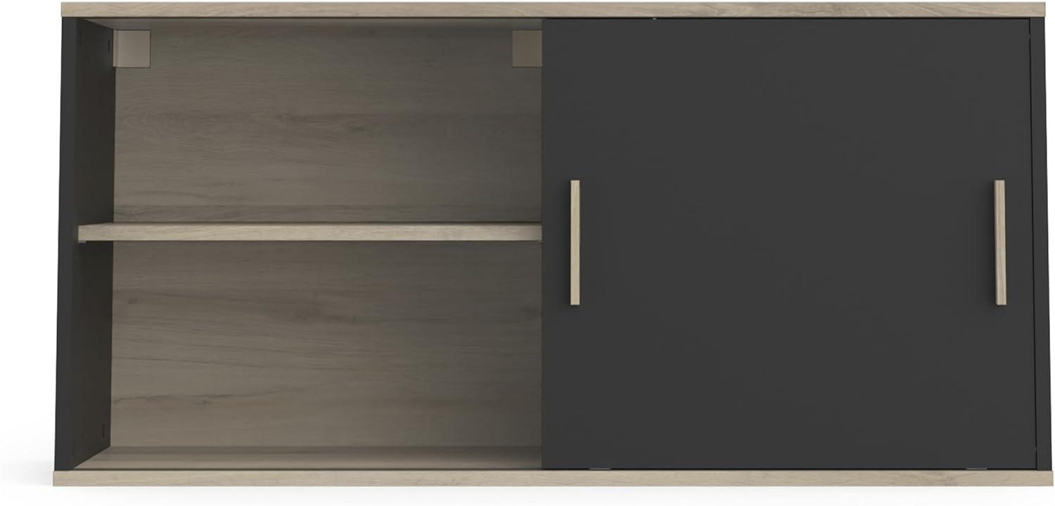 Wandhängeschrank >Atelier< in Kronberg / schwarz - 120x60x40cm (BxHxT) Bild 1