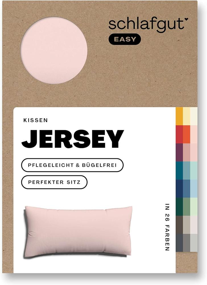 Schlafgut Kissenbezug EASY Jersey, (1 Stück), Kissenhülle mit Reißverschluss, weich und saugfähig, Kissenbezug Bild 1