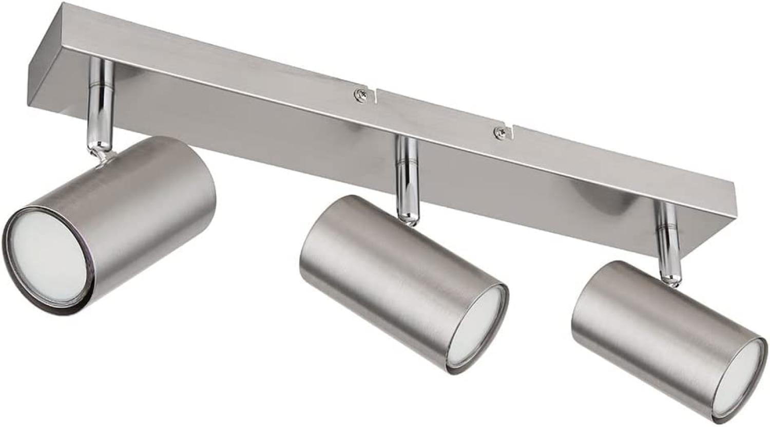 Deckenleuchte, silber, Spot beweglich, L 41 cm Bild 1