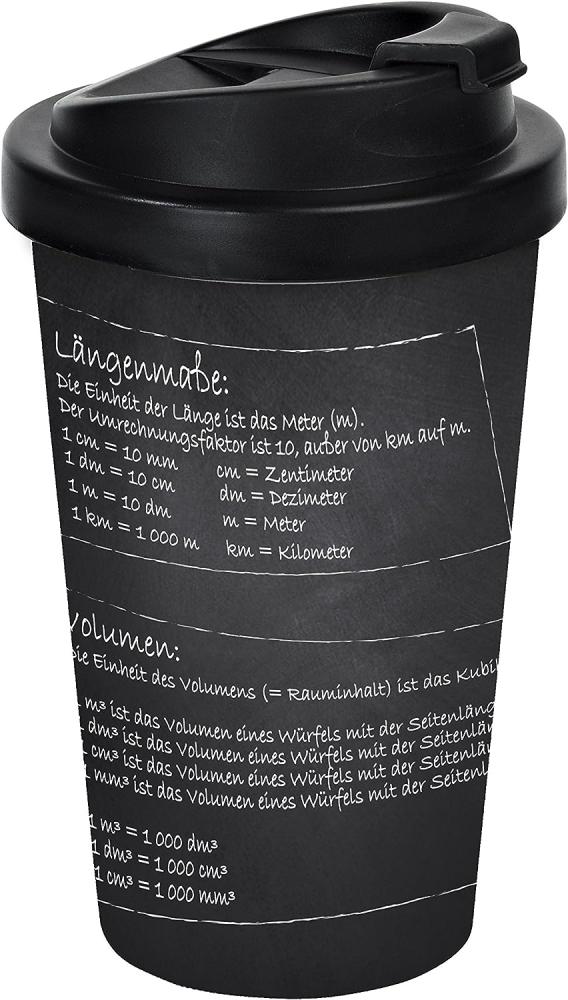 infinite by GEDA LABELS 12135 Coffee to go Becher PP, doppelwandig, Mathe Bild 1