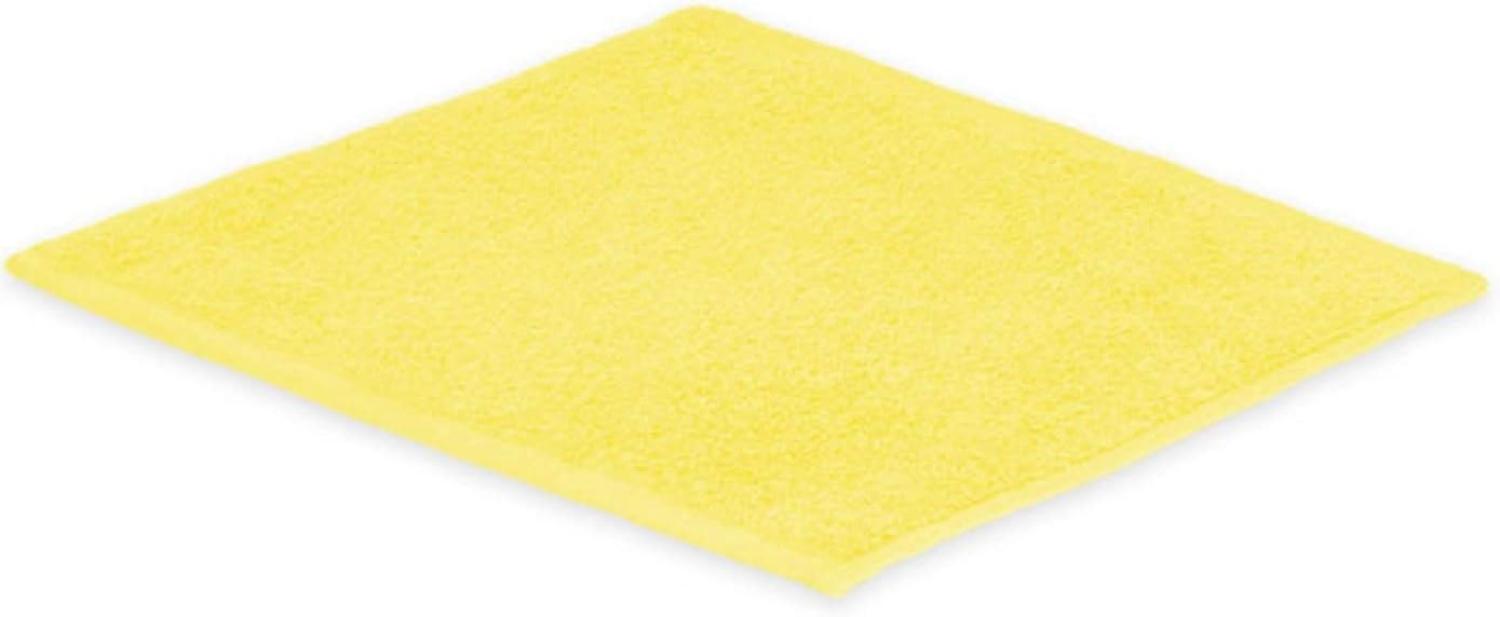 Seiftuch Frottier 500 g/m² 30 x 30 cm Gelb Bild 1