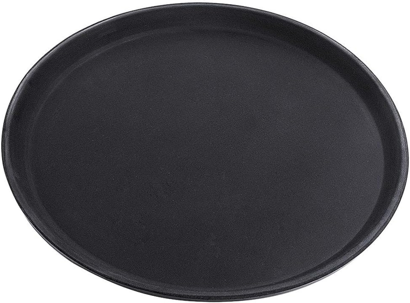 Contacto Tablett, rund 35 cm, schwarz rutschhemmend Bild 1