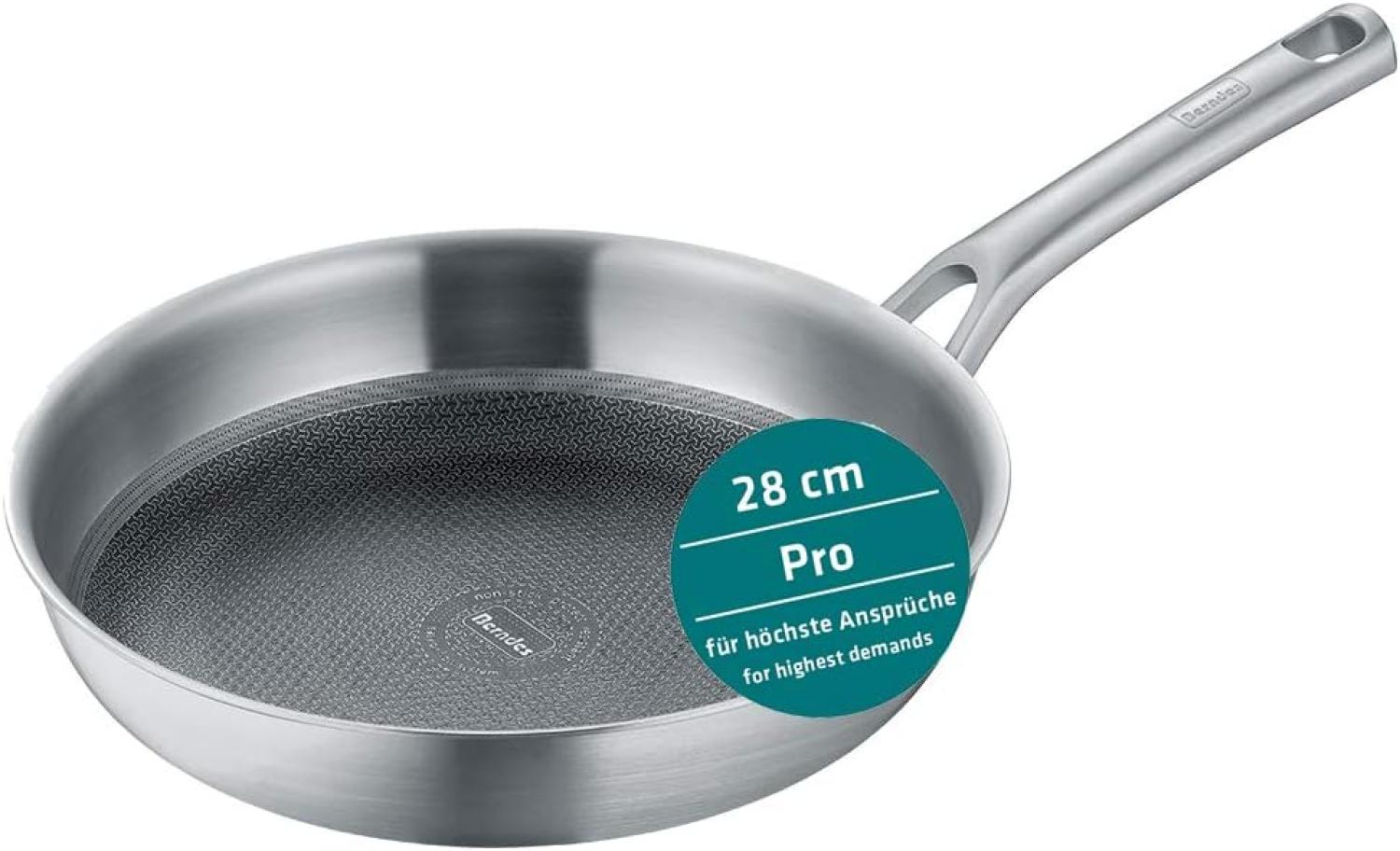 Berndes Tricion Resist Bratpfanne, Pfanne, 3-Schicht-Material, Silber, 28 cm, 099209 Bild 1