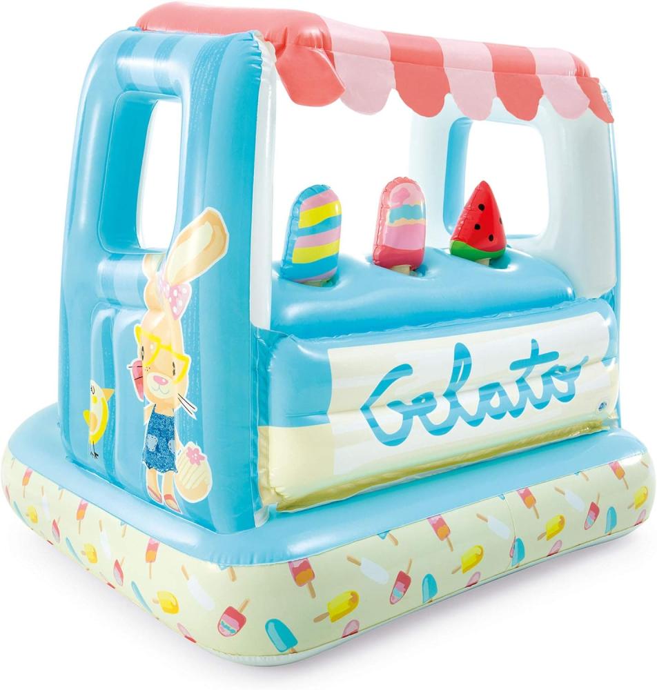 Kinderplanschbecken und Spielhaus GELATO, 2 in 1, 127 x 102 x 99 cm, INTEX Bild 1