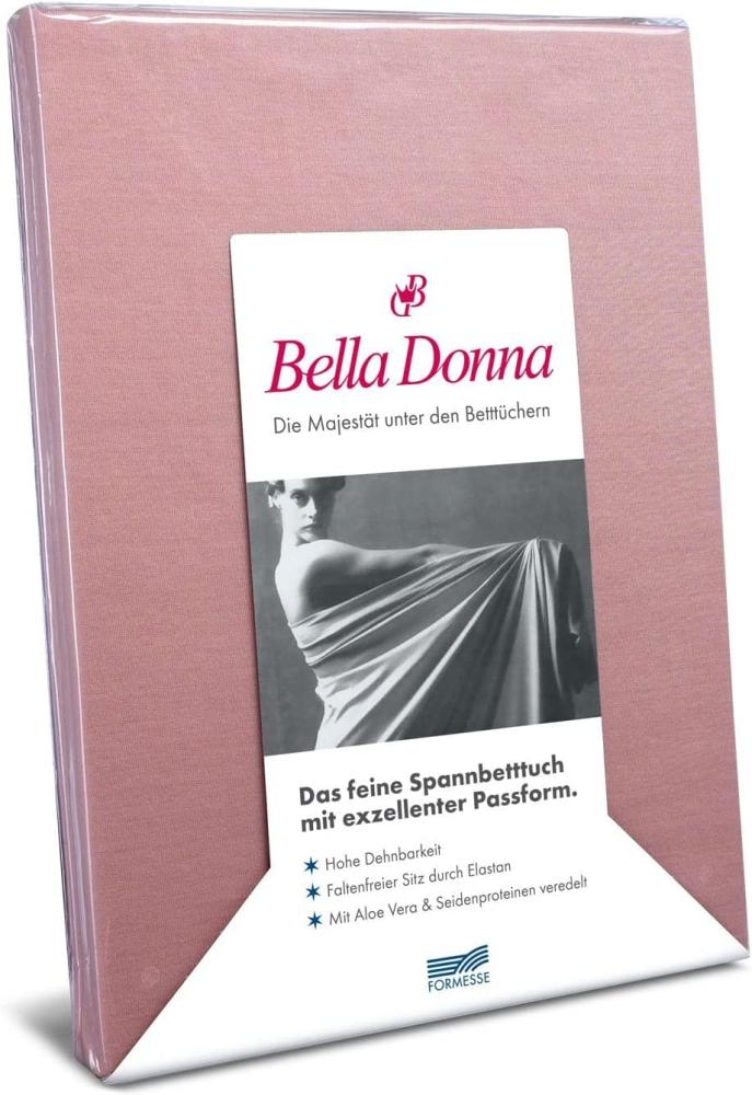 Formesse Bella-Donna Jersey Spannbettlaken|180x200 - 200x220 cm| altrose Bild 1