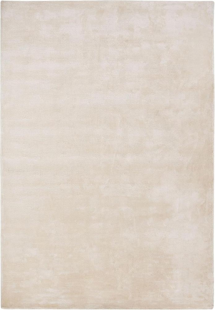 Teppich Viskose hellbeige 160 x 230 cm Kurzflor GESI II Bild 1