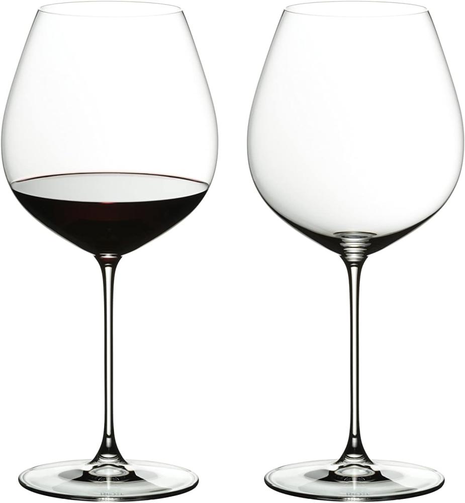 Riedel Veritas Old World Pinot Noir, 2er Set, Rotweinglas, Weißweinglas, Weinglas, Hochwertiges Glas, 705 ml, 6449/07 Bild 1